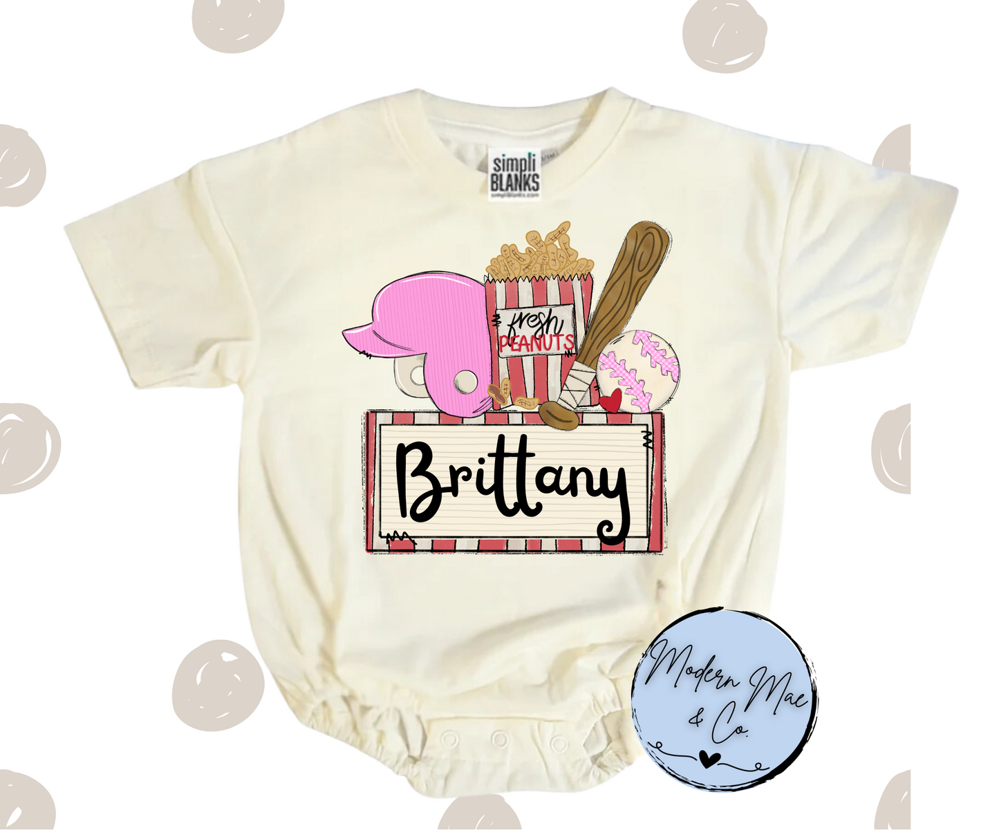 Spring - Infant Baseball Pink