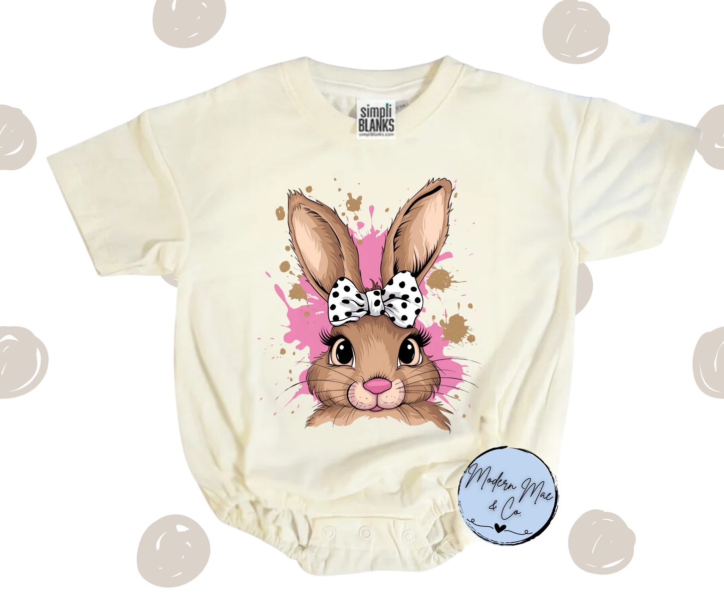 Easter - Bunny Paint Splash - Pink