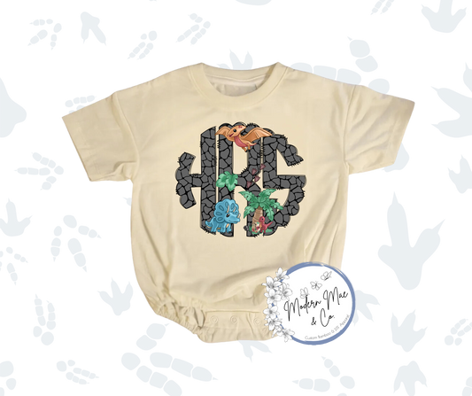 Personalized - Dino Monogram