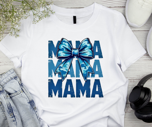 Mama - Blue Bow