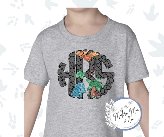 Personalized - Dino Monogram