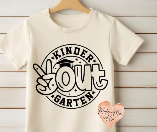Graduate Kindergarten PeaceOut