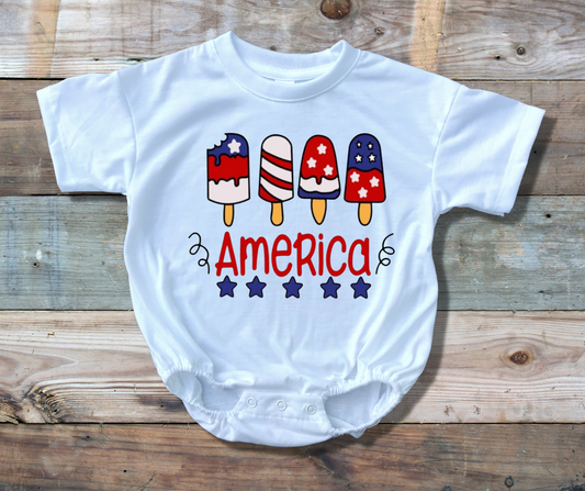 4th of July - America Popsicles