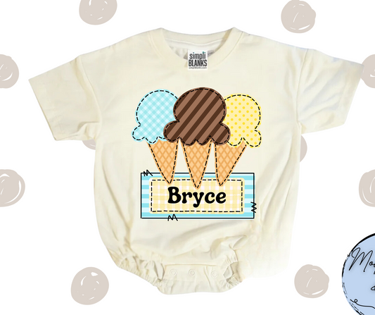 Spring - Infant - Ice Cream Blue