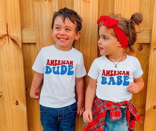 Patriotic - Youth - American Babe & Dude