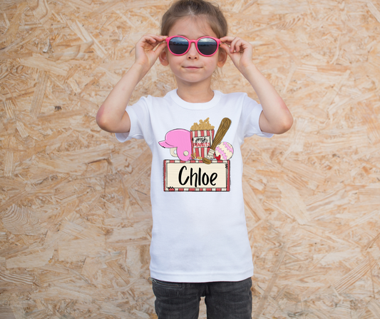 Spring - Baseball Fan Pink