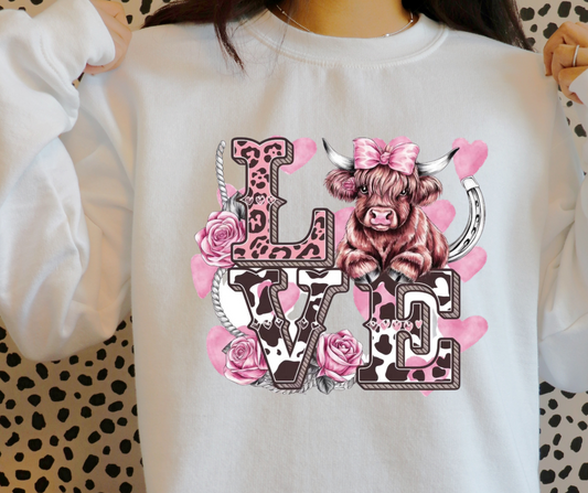 Highland Cow - Western Love