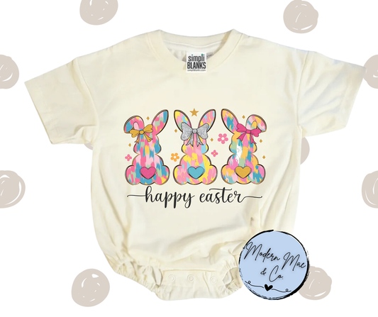 Easter - Trio Bunny Tie Dye