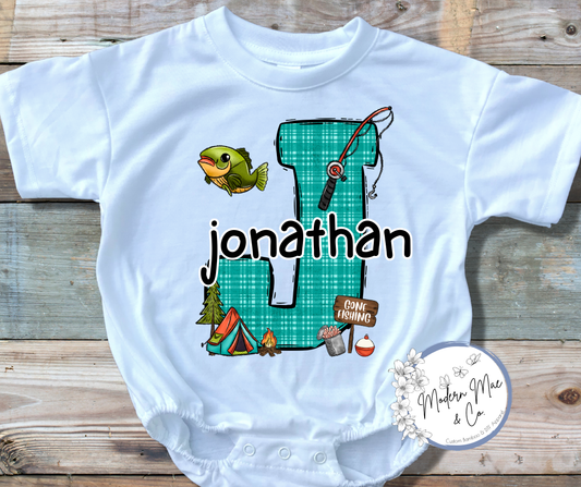 Personalized - Monogram - Let's Geaux Fishing