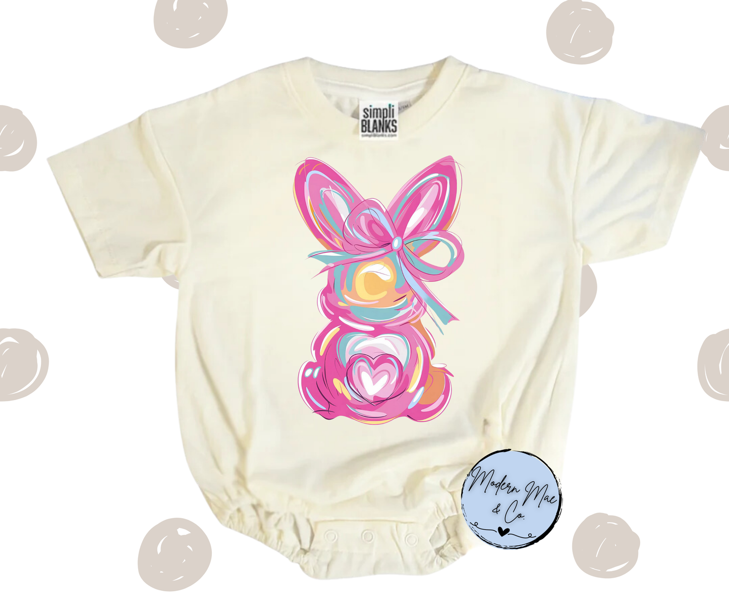 Easter - Bunny Art - Pink