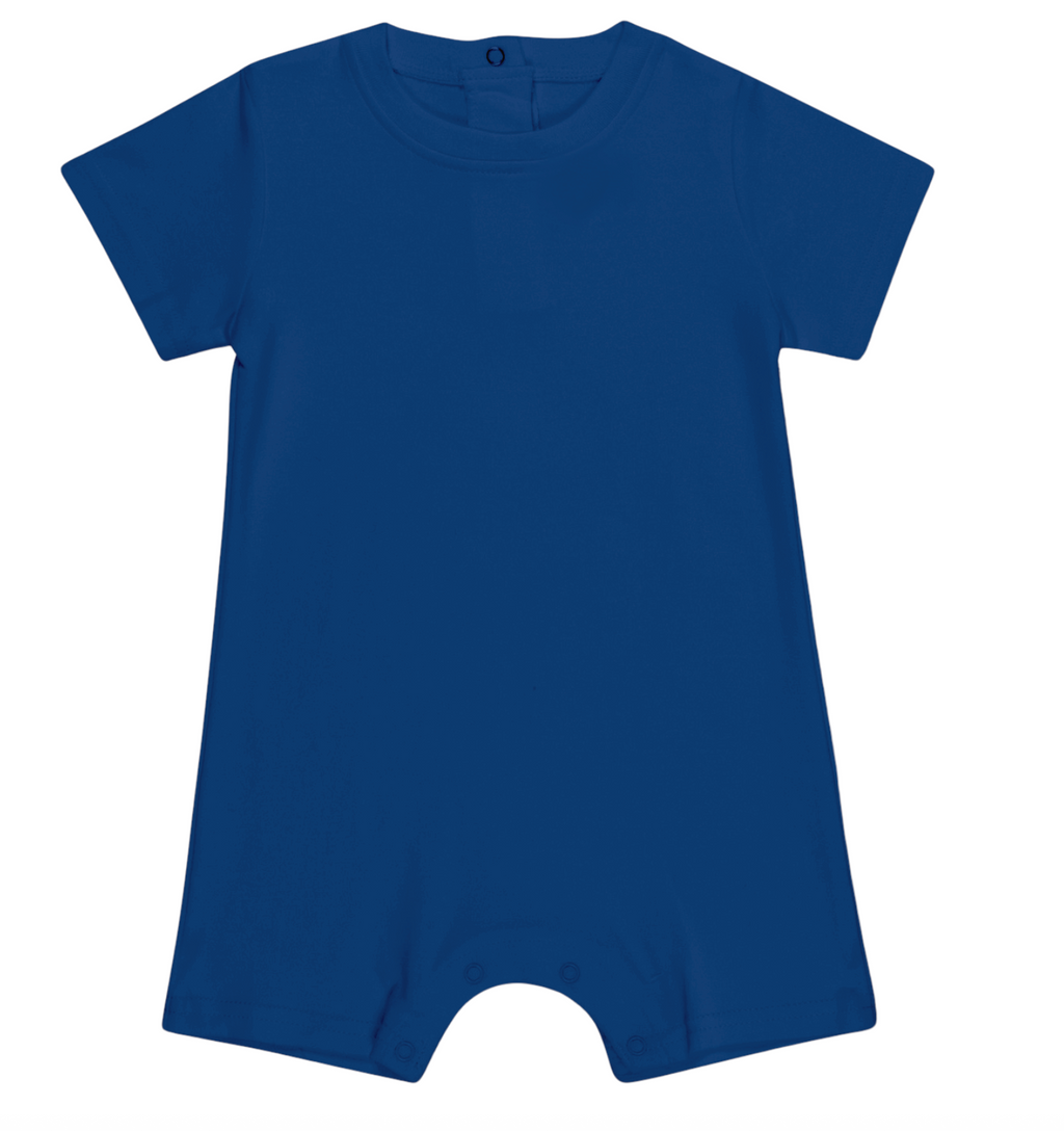Boy SS Romper - Personalized Bear Print