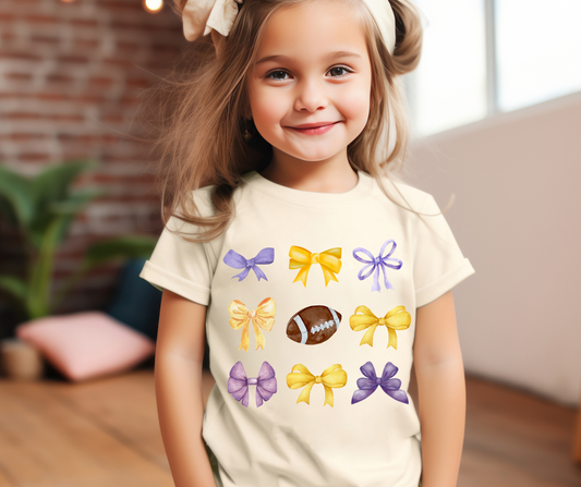Purple & Gold Bows